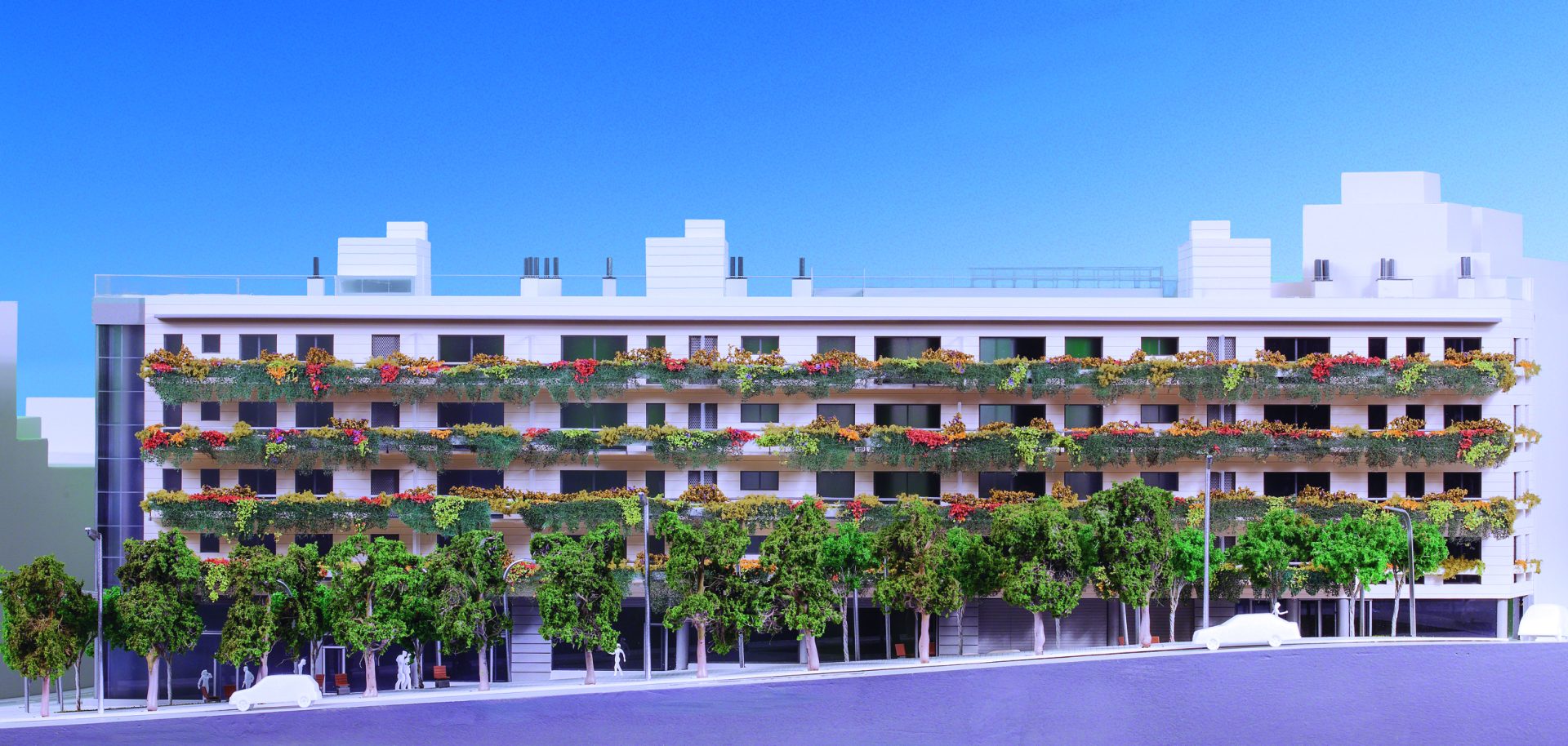 Model 3D d'un edifici d'apartaments Model 3D d'un edifici d'apartaments