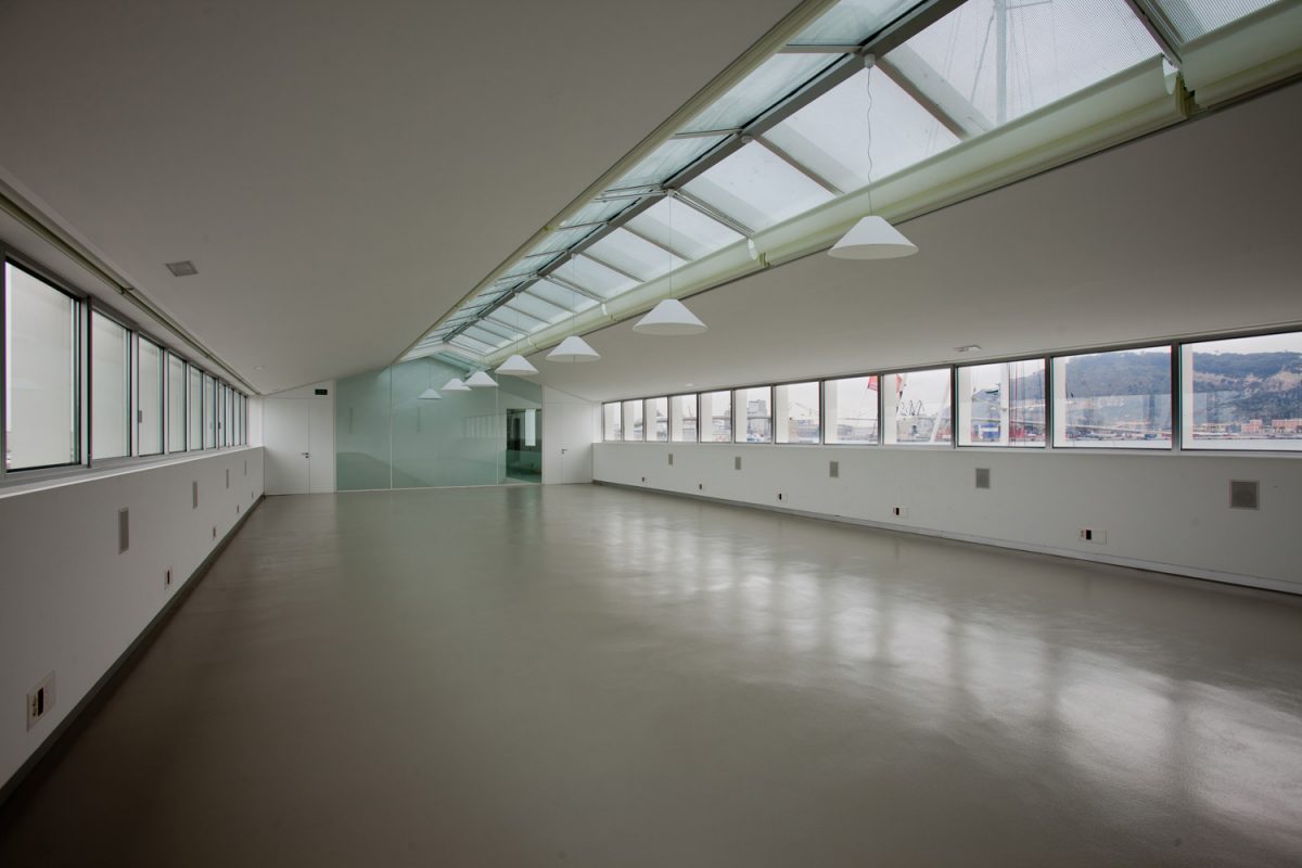 Photograph of the interior of the building