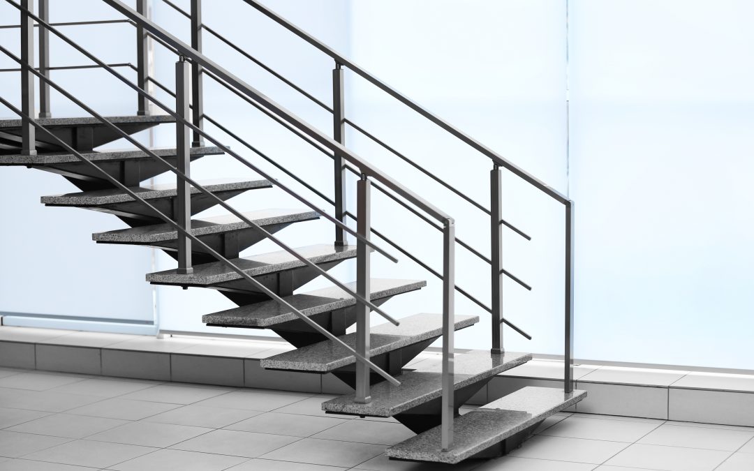 Metal stairs: shapes, materials, regulations and types